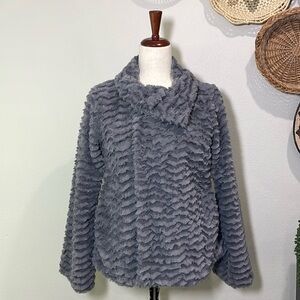 Patagonia ‘12 Pelage Faux Chinchilla Satin lined Long Sleeve Fluffy Jacket Small